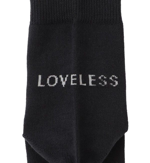  「25AW EXCLUSIVE!!【Tabio/タビオ】「LOVELESS」ロゴソックス メンズ」|ソックス|