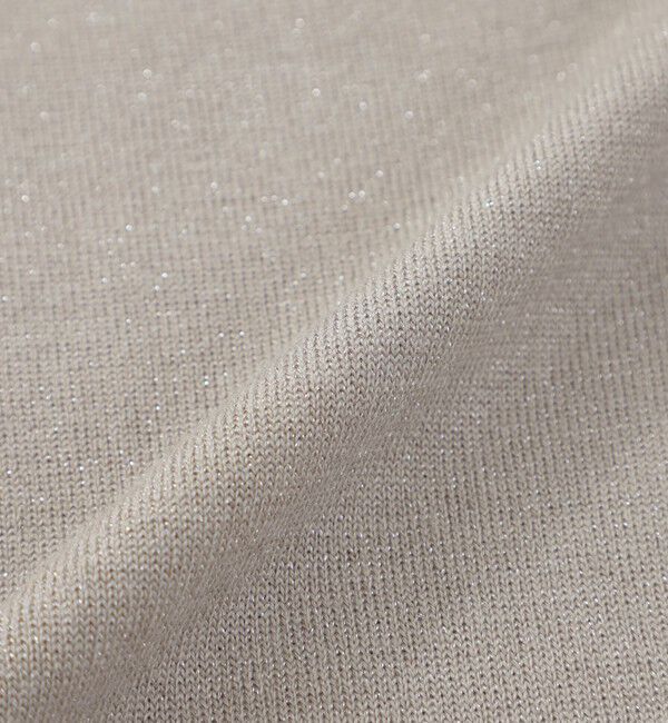  「ラメハイゲージVネック」|ニット・セーター|