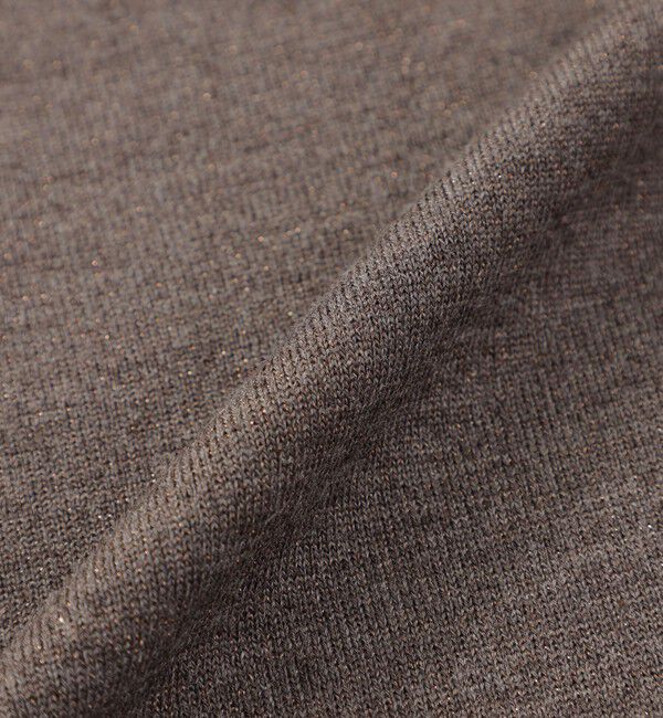  「ラメハイゲージVネック」|ニット・セーター|