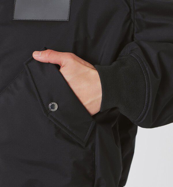  「BLACK OF BLACKs ボアコンビフライトブルゾン」|ブルゾン・スタジャン|