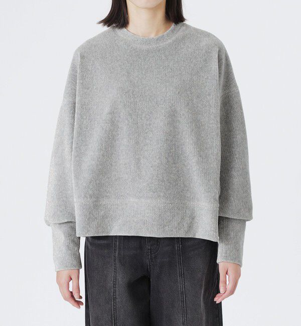  「ラメニットコーデュロイプルオーバー」|Tシャツ・カットソー|