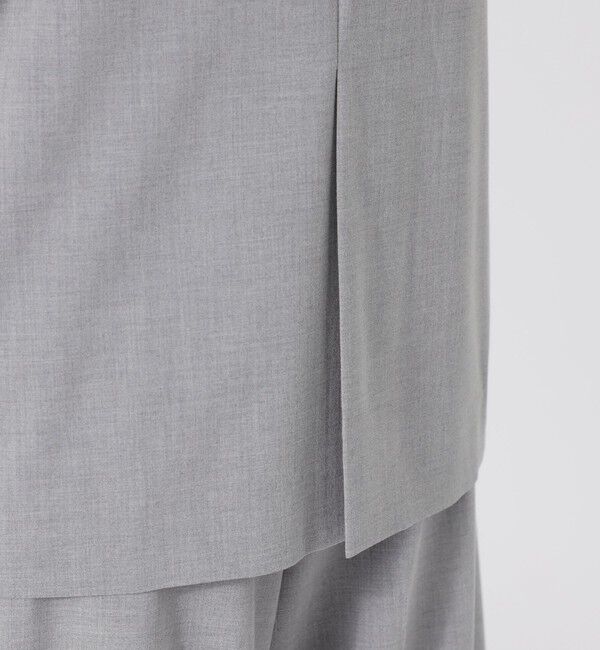  「ウォッシャブルトロハーフスリーブジャケット」|テーラードジャケット|