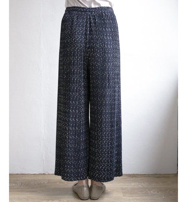 ikka「さらっとプリーツワイドパンツ」|その他|