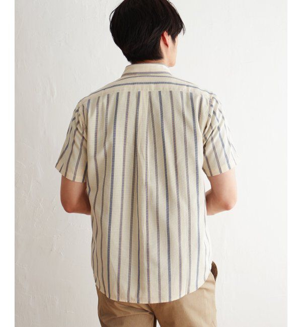ikka「パナマレギュラーカラー半袖シャツ」|シャツ・ブラウス|