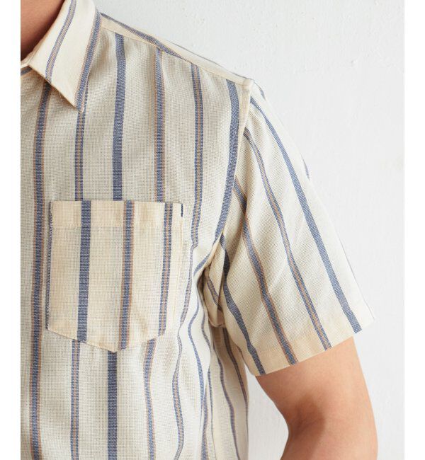 ikka「パナマレギュラーカラー半袖シャツ」|シャツ・ブラウス|