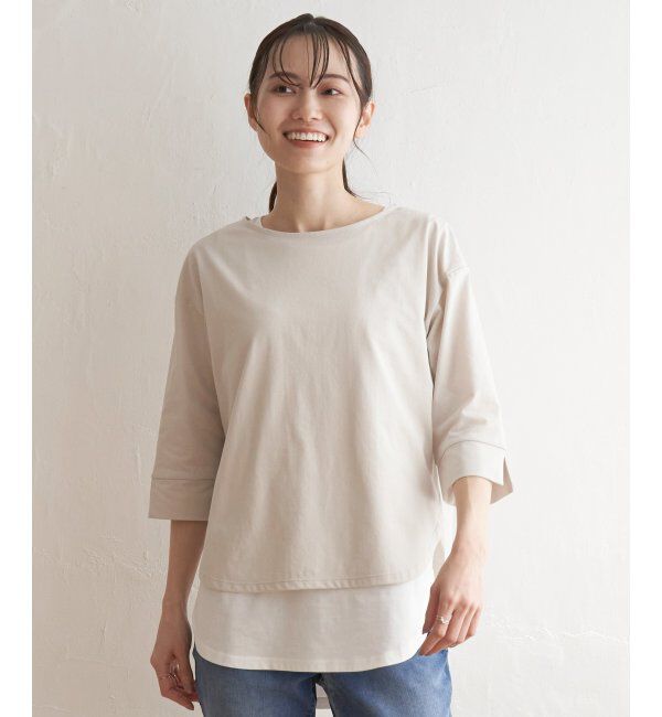 ikka「梨地ジョーゼットプルオーバー」|その他|ライトグレー