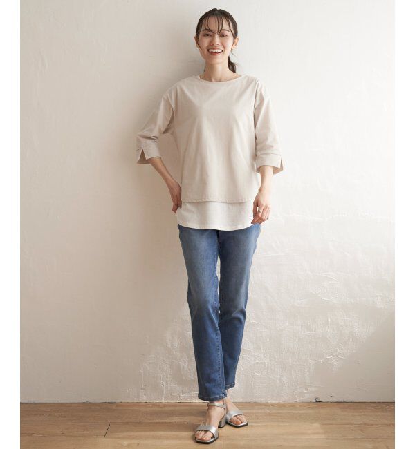 ikka「梨地ジョーゼットプルオーバー」|その他|