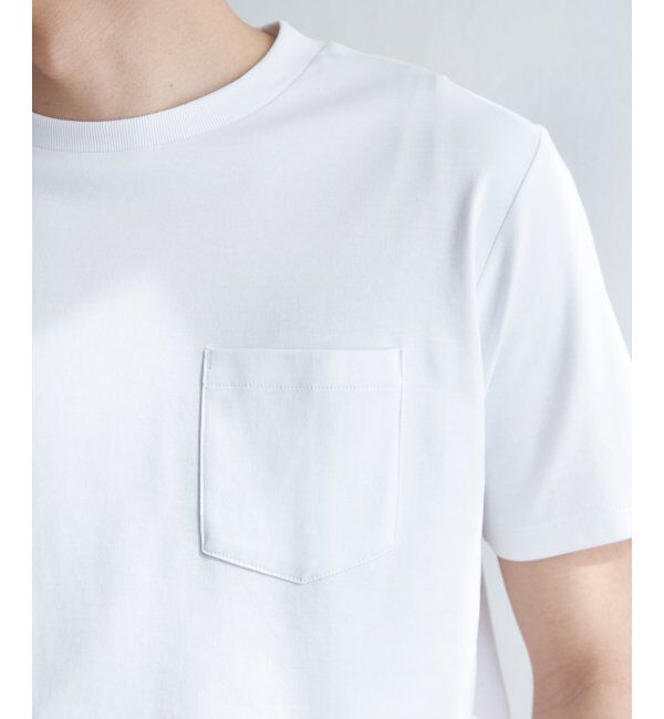 IKKA LOUNGE「ポンチクルーネックジャケットTシャツ」|Tシャツ・カットソー|