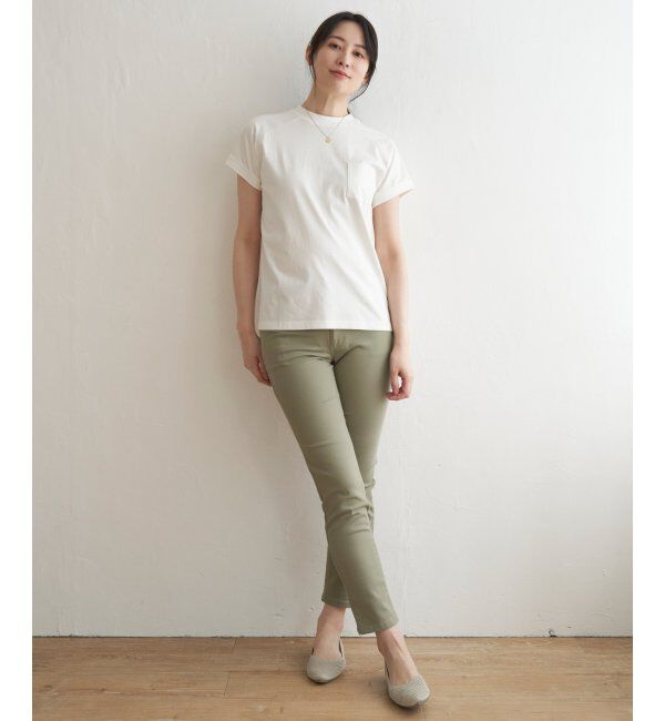 ikka「コットンUSAフレンチTシャツ」|Tシャツ・カットソー|