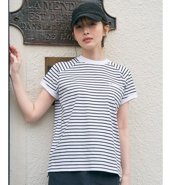 ikka「コットンUSAフレンチTシャツ」|Tシャツ・カットソー|