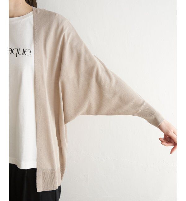 ikka「冷感ドルマントッパーカーディガン」|その他|