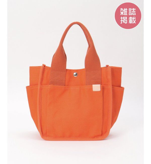 ikka「【雑誌InRed5月号掲載】キャンバスパイピングミニトートバッグ」|その他|オレンジ