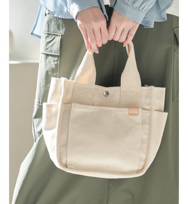 ikka「【雑誌InRed5月号掲載】キャンバスパイピングミニトートバッグ」|その他|