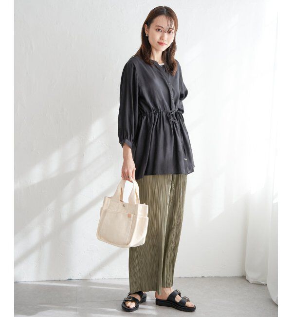 ikka「【雑誌InRed5月号掲載】キャンバスパイピングミニトートバッグ」|その他|