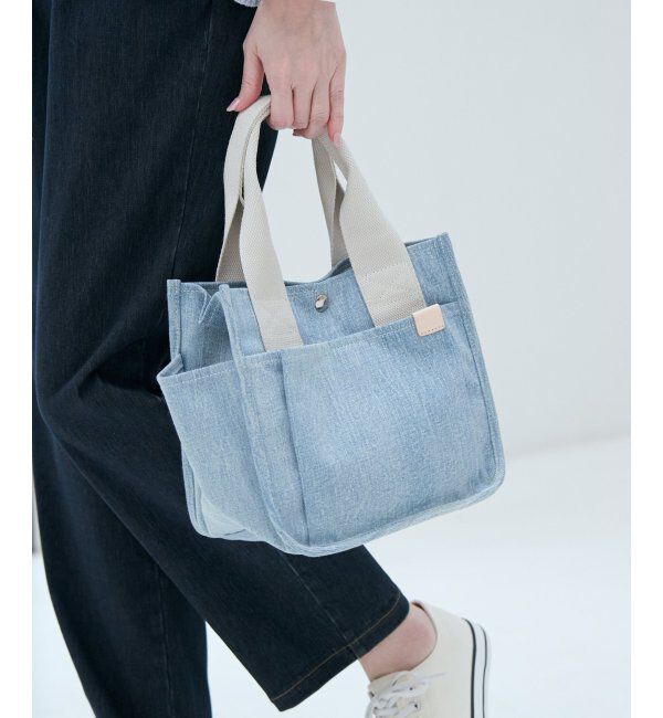 ikka「【雑誌InRed5月号掲載】キャンバスパイピングミニトートバッグ」|その他|