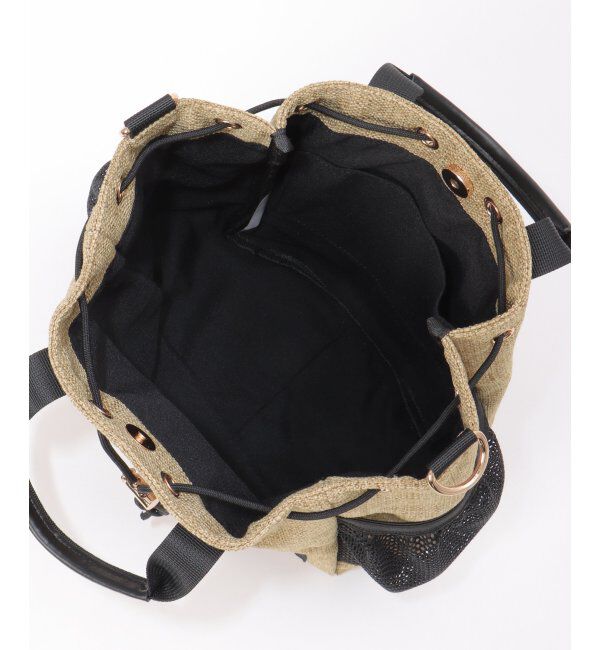 ikka「【雑誌InRed5月号掲載】ポリジュート2WAY巾着バッグ」|その他|