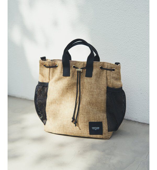 ikka「【雑誌InRed5月号掲載】ポリジュート2WAY巾着バッグ」|その他|