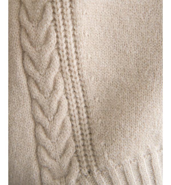 ikka「サイドスリットニットプルオーバー」|プルオーバー|