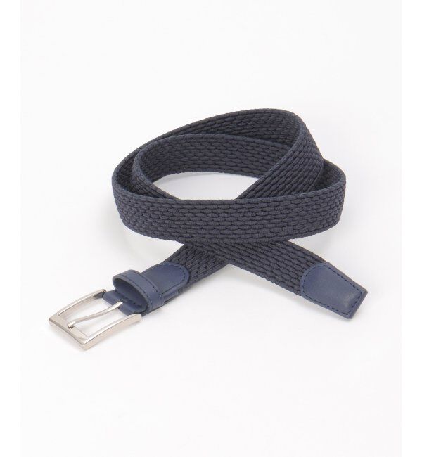 ikka「ストレッチゴムメッシュベルト」|ダウンベスト・ベスト|ダークネイビー