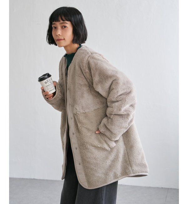 Lbc with Life「リバーシブルファーキルトコート」|その他|