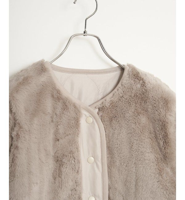 Lbc with Life「リバーシブルファーキルトコート」|その他|