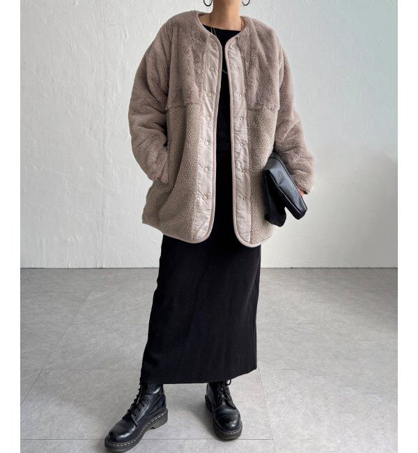 Lbc with Life「リバーシブルファーキルトコート」|その他|