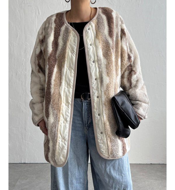 Lbc with Life「リバーシブルファーキルトコート」|その他|