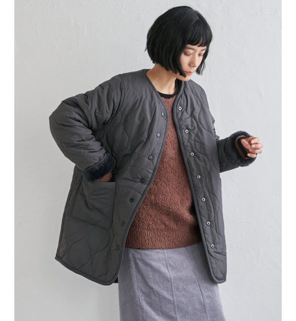 Lbc with Life「リバーシブルファーキルトコート」|その他|