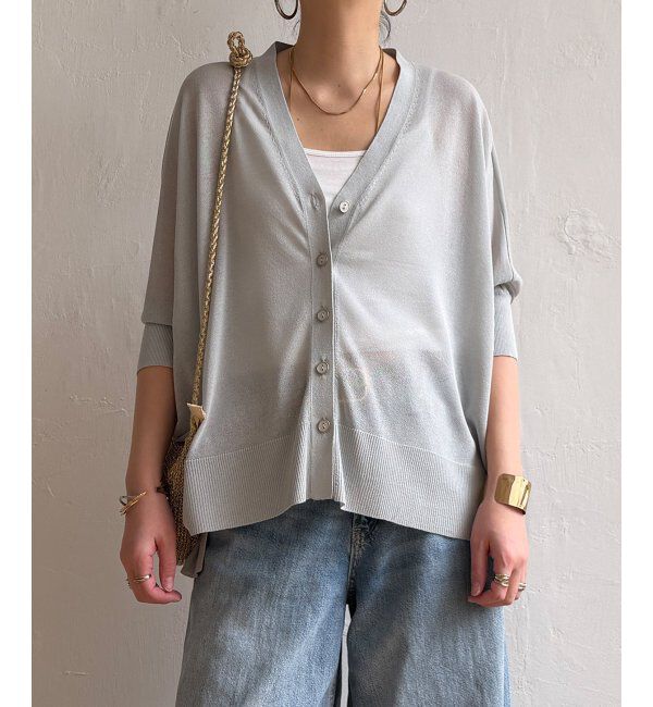 Lbc with Life「接触冷感ドルマンカーディガン」|カーディガン|