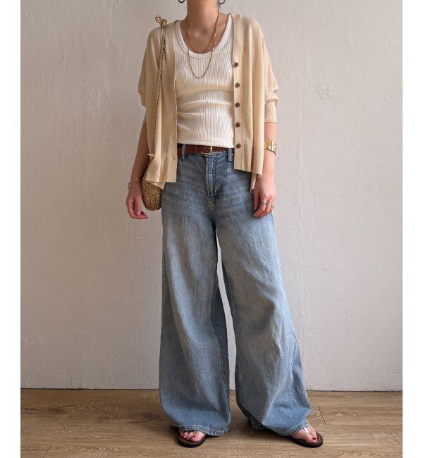 Lbc with Life「接触冷感ドルマンカーディガン」|カーディガン|