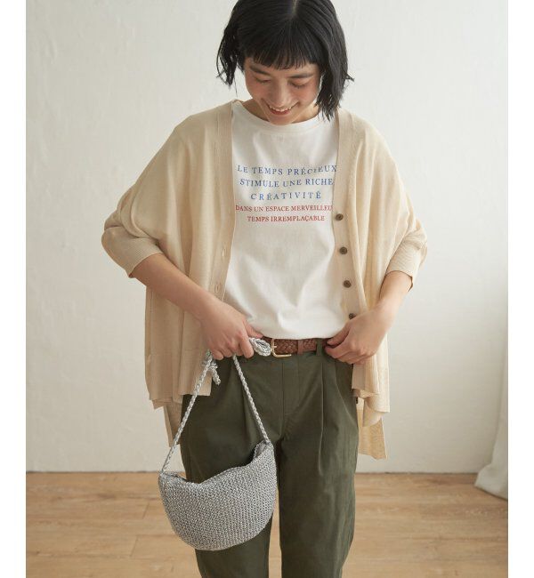 Lbc with Life「接触冷感ドルマンカーディガン」|カーディガン|