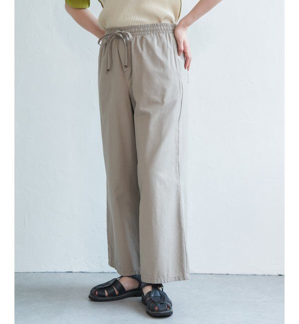 VENCE share style「メンウェザーイージーパンツ」|デニム|ベージュ