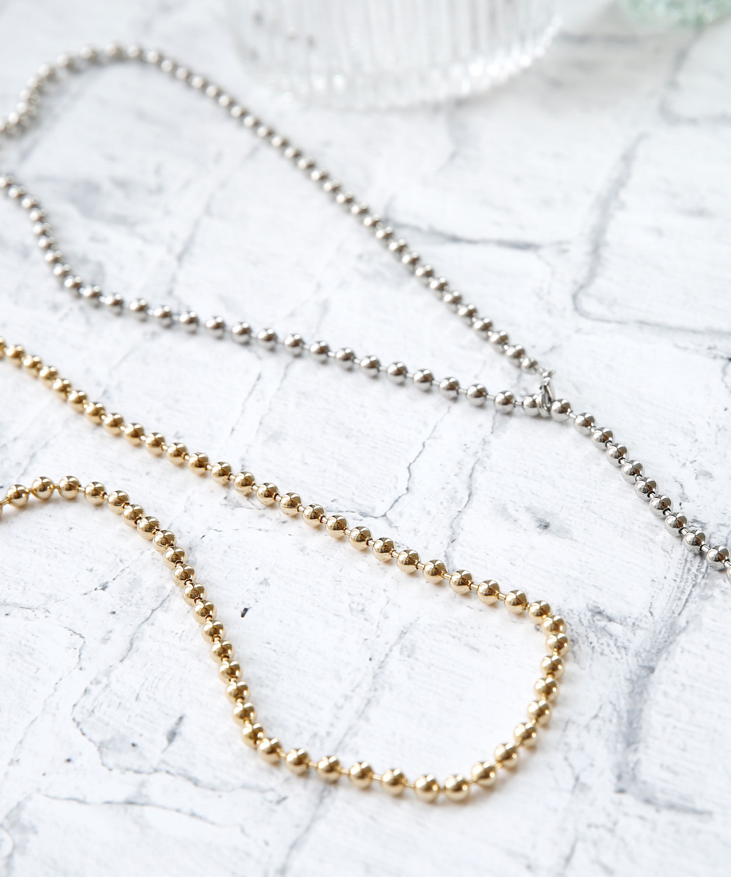 colleca la「ボールチェーンロングネックレス」|ネックレス|