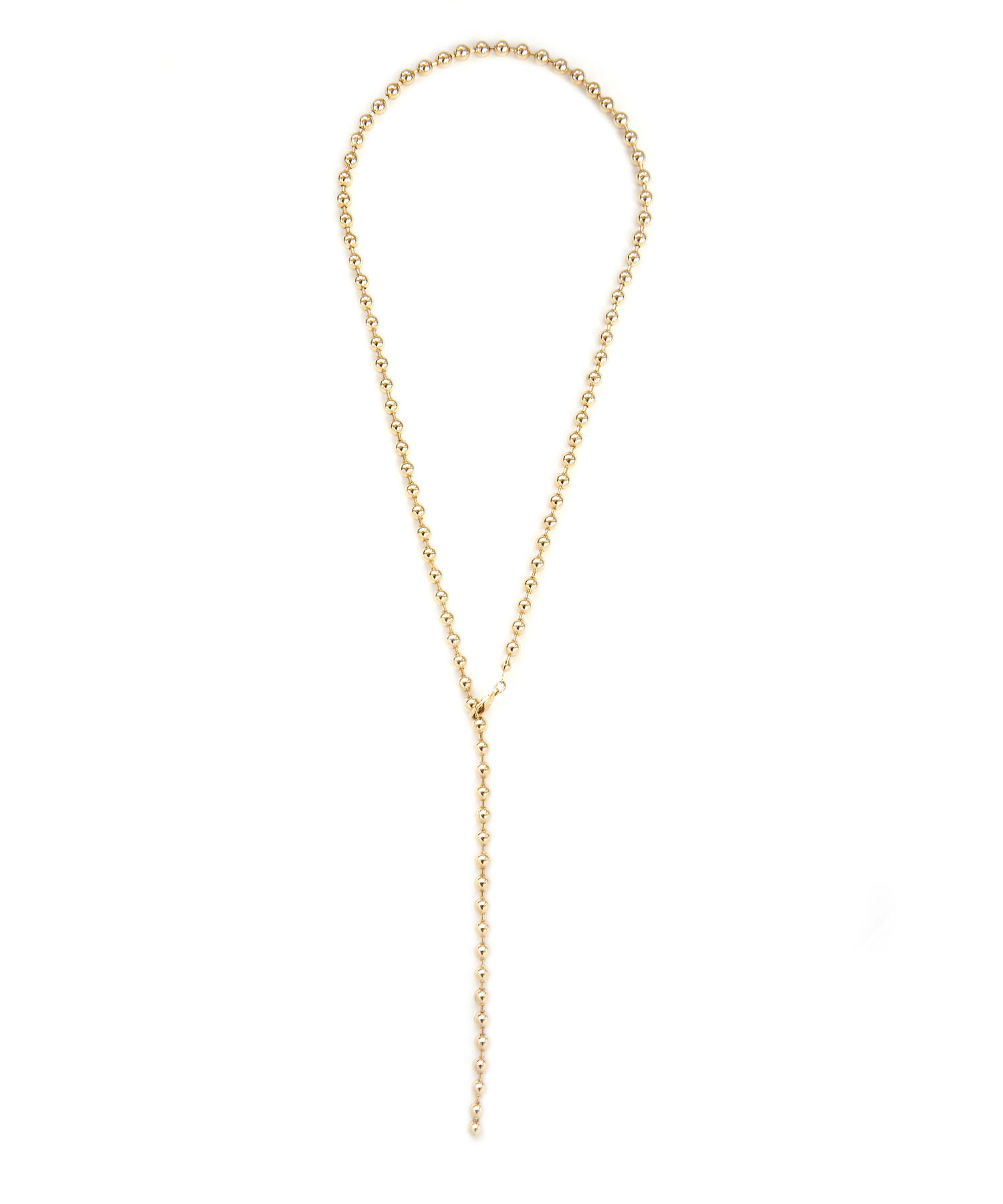 colleca la「ボールチェーンロングネックレス」|ネックレス|