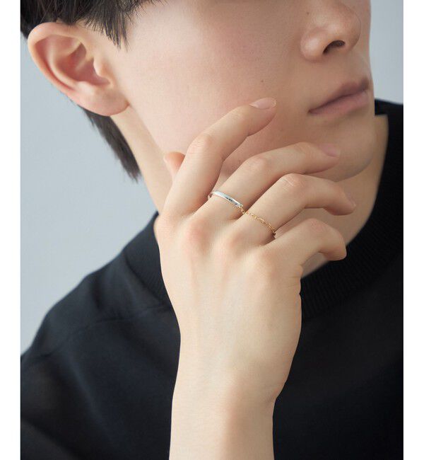 Jouete「【先行予約】[ジョイトゥーリング] チェーン コンビカラー」|リング|