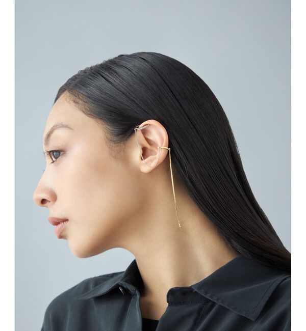 Jouete「【先行予約】[ロープカフス] ジルコニア コンビカラー」|イヤーカフ|