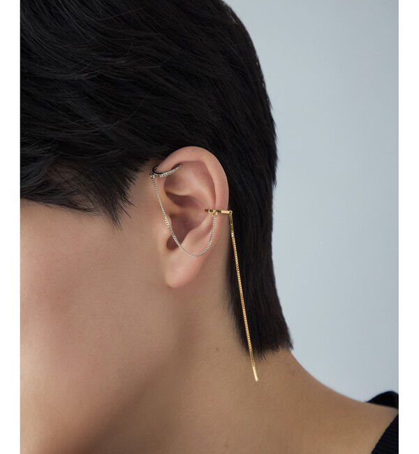 Jouete「【先行予約】[ロープカフス] ジルコニア コンビカラー」|イヤーカフ|