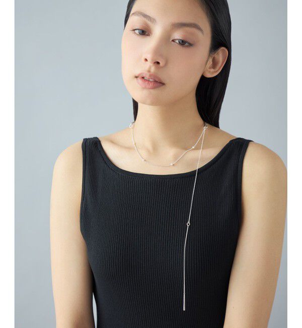 Jouete「【先行予約】[スカーフチョーカー] パール」|ネックレス|