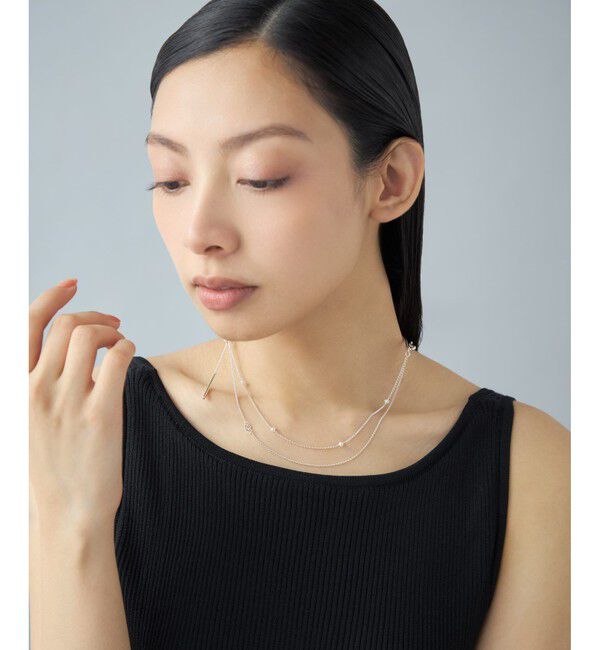 Jouete「【先行予約】[スカーフチョーカー] パール」|ネックレス|