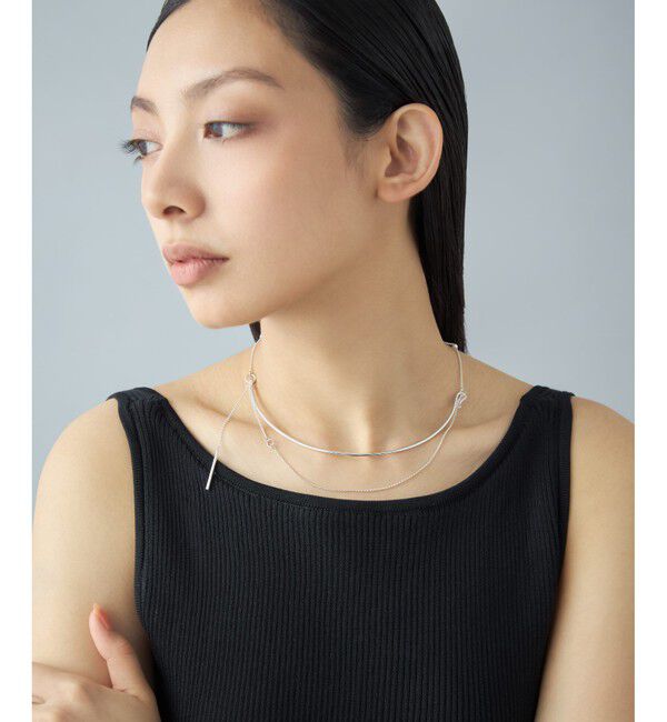 Jouete「【先行予約】[スカーフチョーカー] パール」|ネックレス|