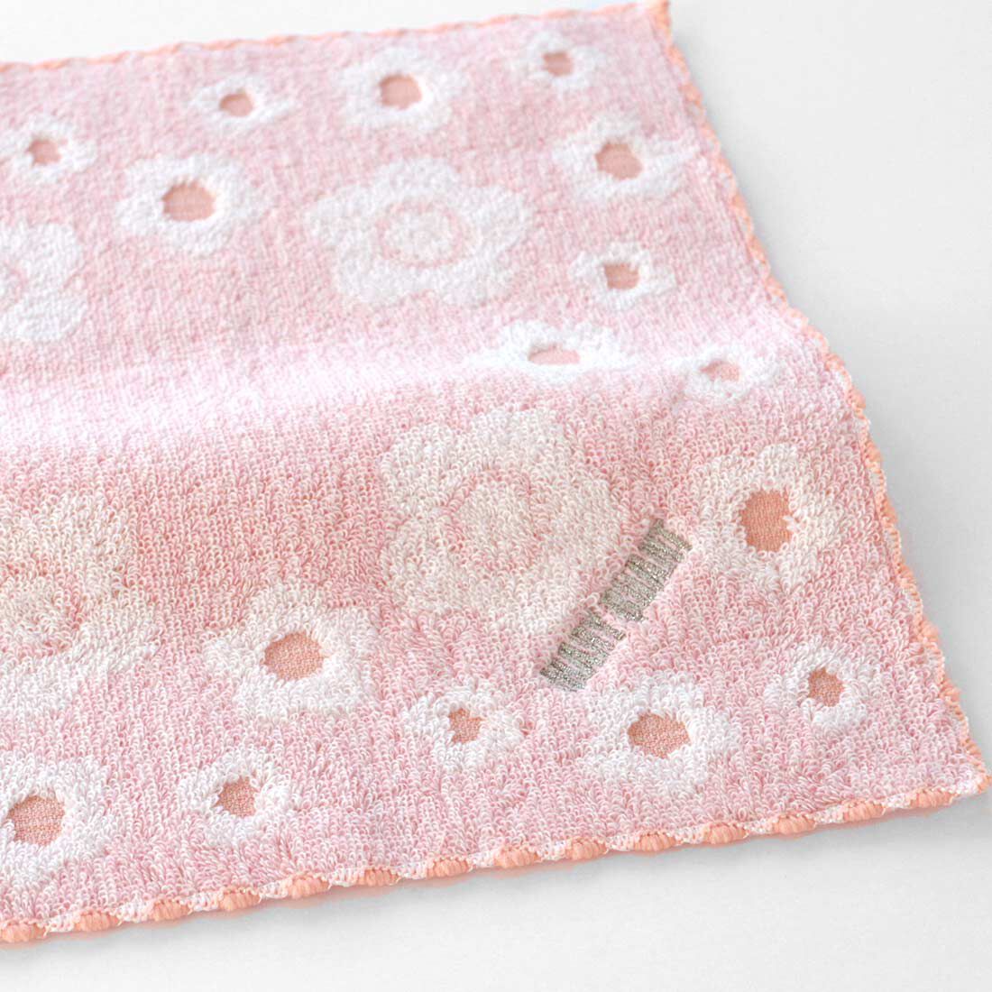  「MARY QUANT タオルハンカチ＜デイジーストライプ＞」|タオル|