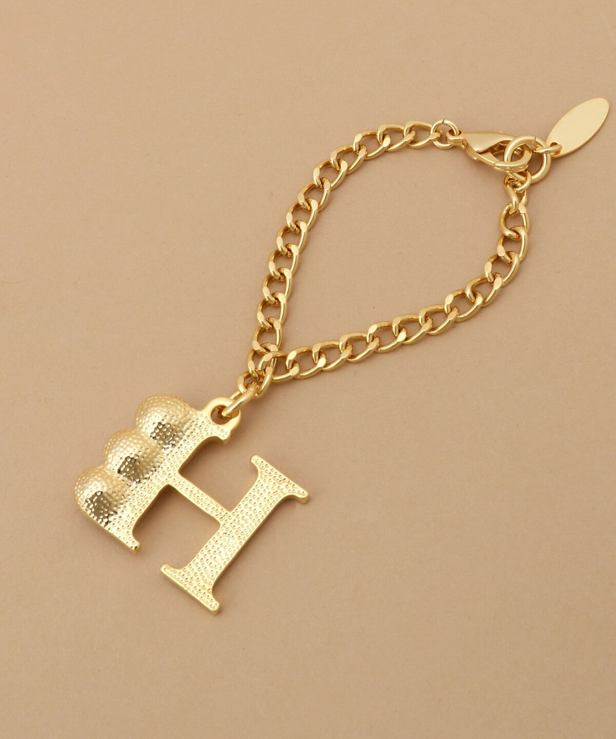 Samantha Thavasa「ビジューイニシャル バッグチャーム H」|チャーム・キーホルダー|