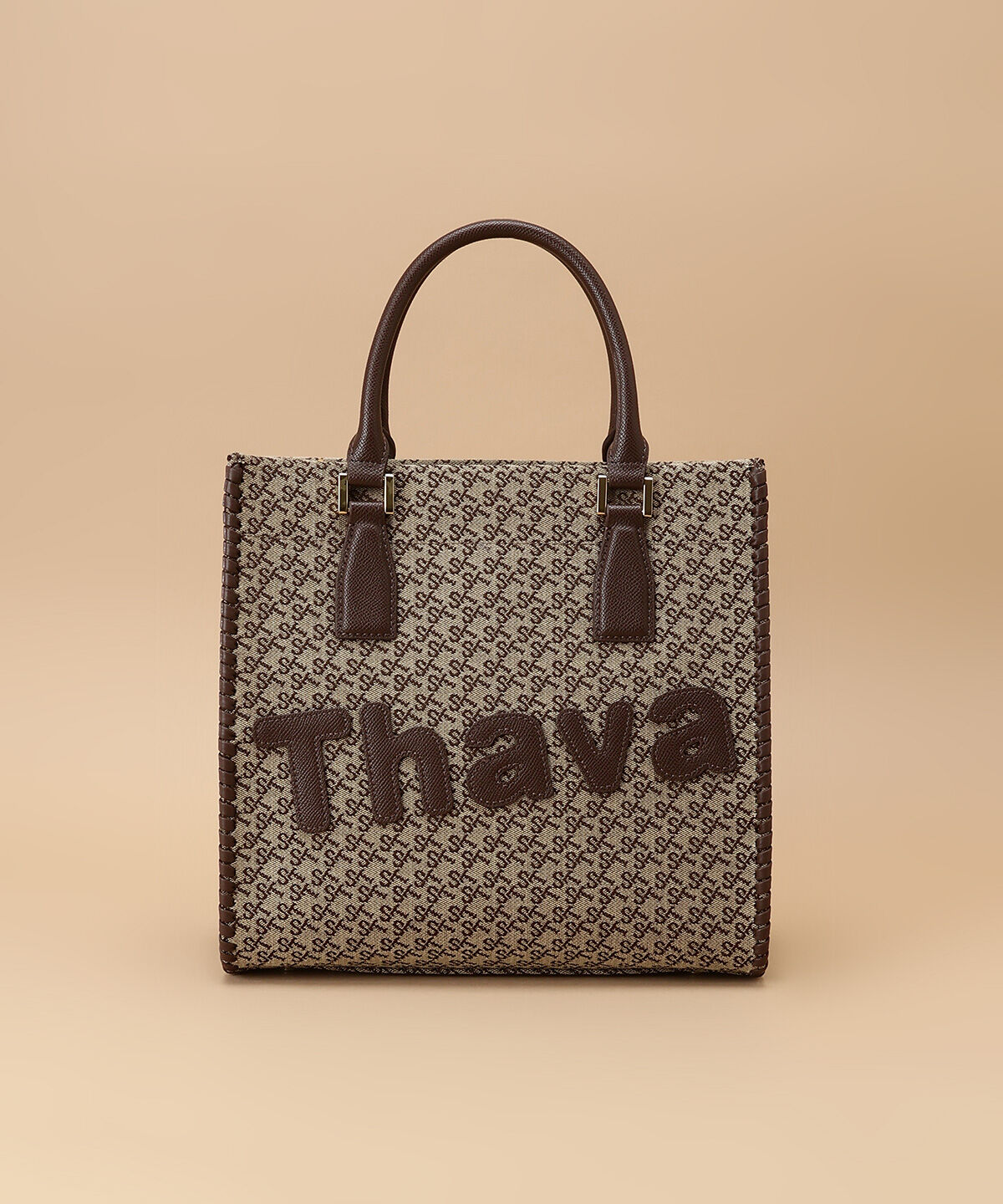 Samantha Thavasa「ST Jacquard サマタバスクエアトートバッグ」|トートバッグ|