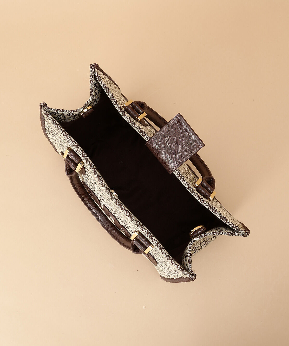 Samantha Thavasa「ST Jacquard サマタバスクエアトートバッグ」|トートバッグ|