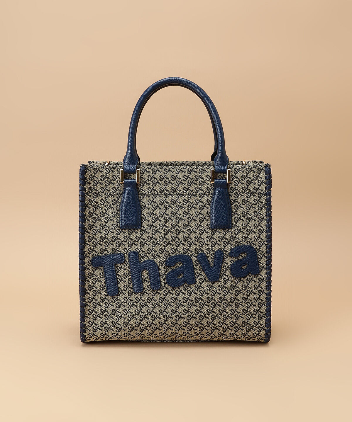 Samantha Thavasa「ST Jacquard サマタバスクエアトートバッグ」|トートバッグ|