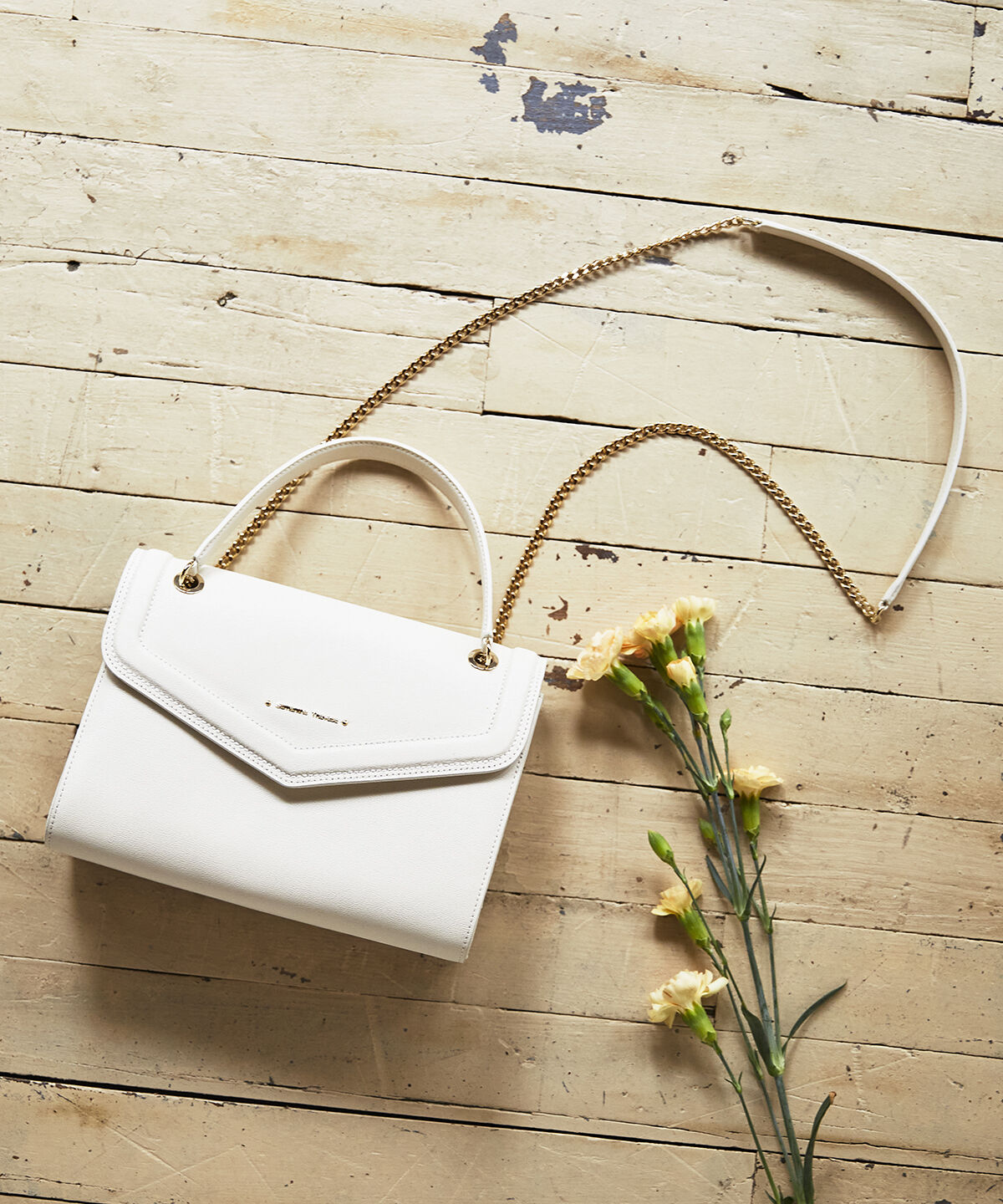 Samantha Thavasa「2WAYチェーンショルダーバッグ」|ショルダー・メッセンジャー|オフホワイト