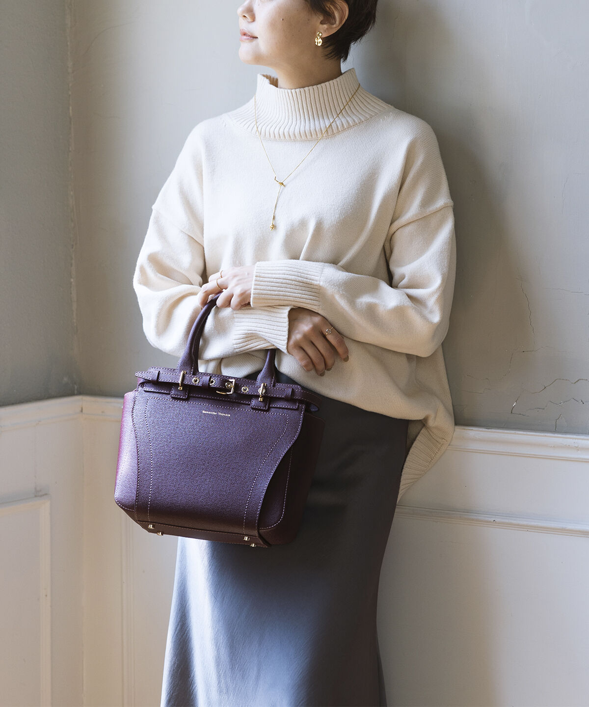 Samantha Thavasa「ベルトデザイン ハンドバッグ」|ハンドバッグ|