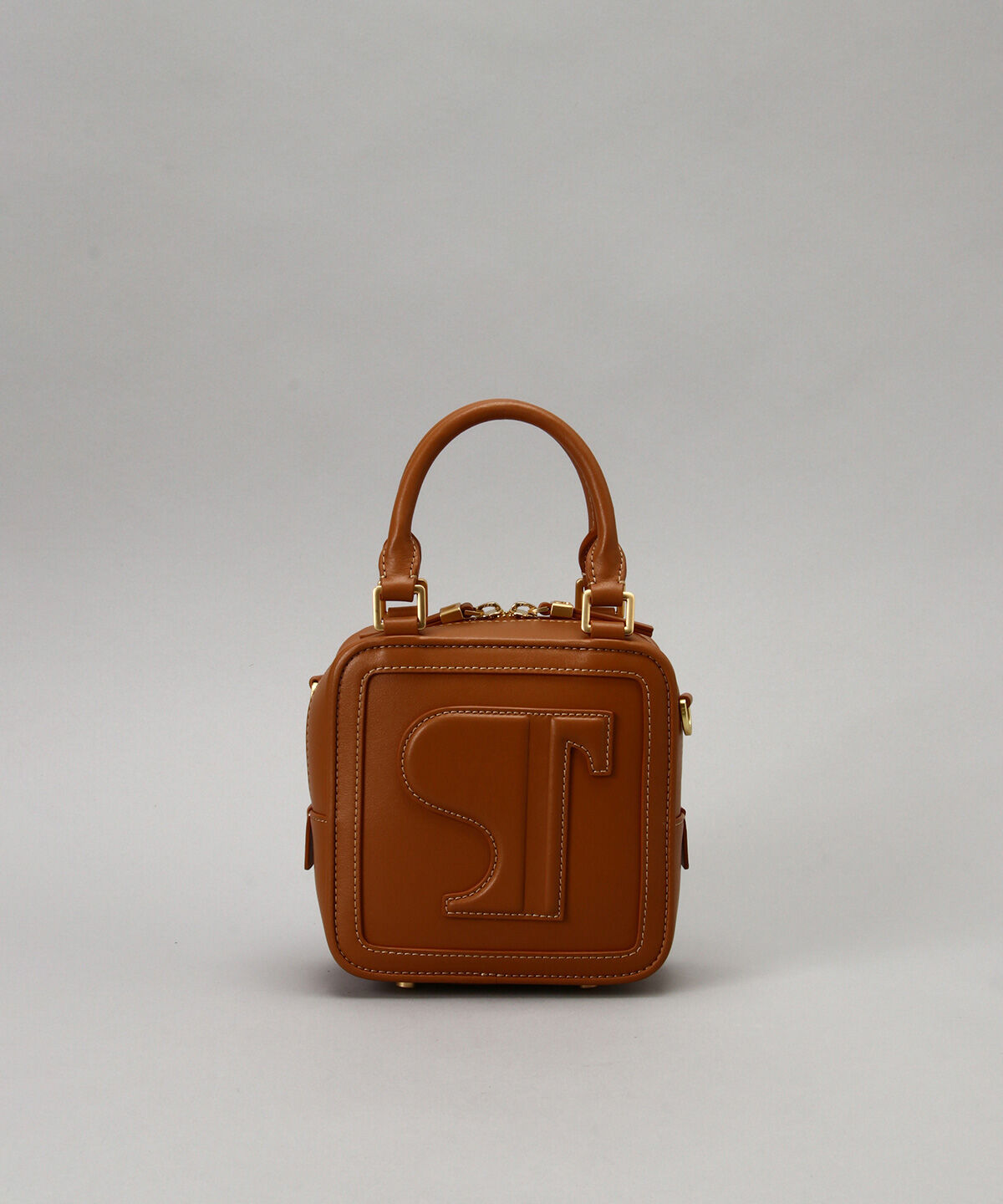 Samantha Thavasa「Pomme d&rsquo;espoir サック ア ラ モード ミニハンドバッグ」|トートバッグ|キャメル