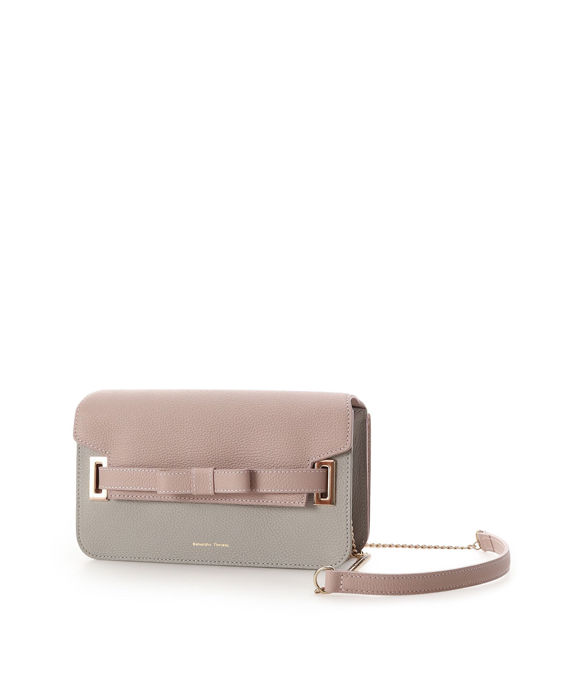 Samantha Thavasa「新バイカラーエムシュシュⅡ ショルダーバッグ 大サイズ」|ショルダー・メッセンジャー|