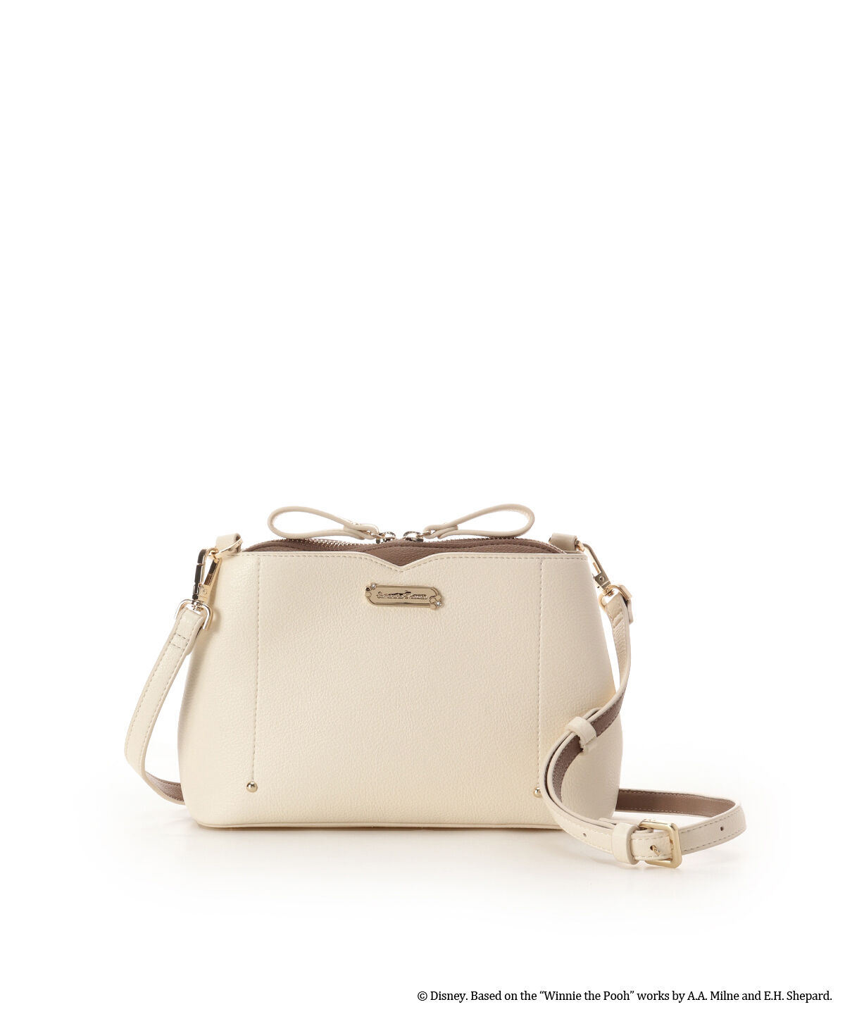 Samantha Thavasa「『くまのプーさん』コレクション ショルダーバッグ」|ショルダー・メッセンジャー|オフホワイト